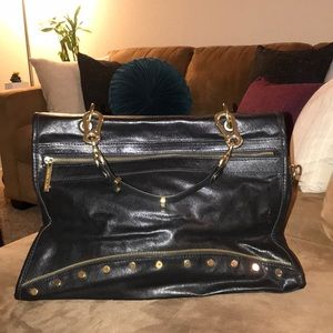 Olivia & Joy Black leather handbag
